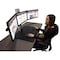 Victor Technology Standing Desk, 3-Monitor Cap, 28"x23"x20-52-1/2", BK/AL VCTDC475 - alternate 5